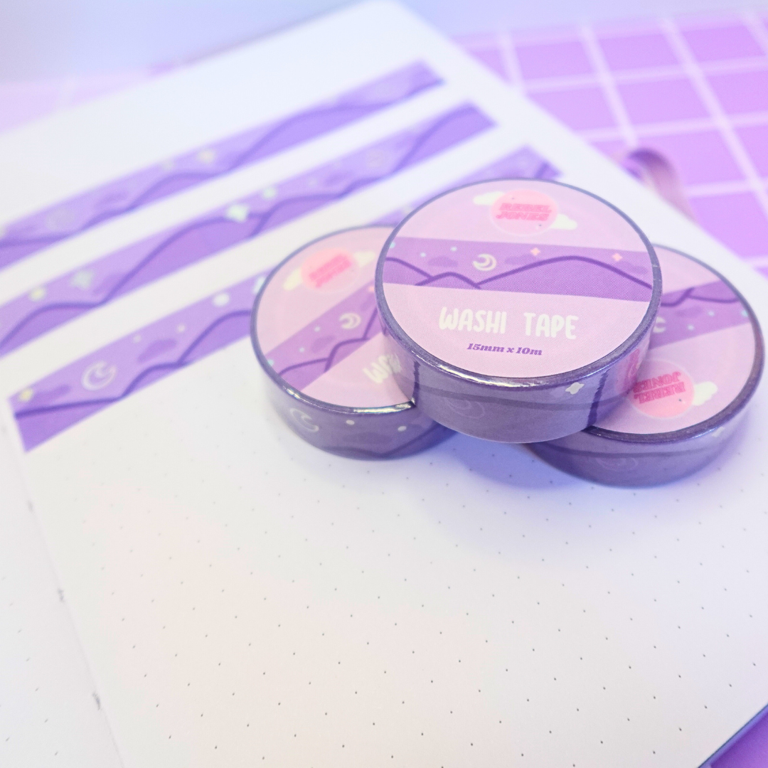 the journey starts now - holographic washi tape