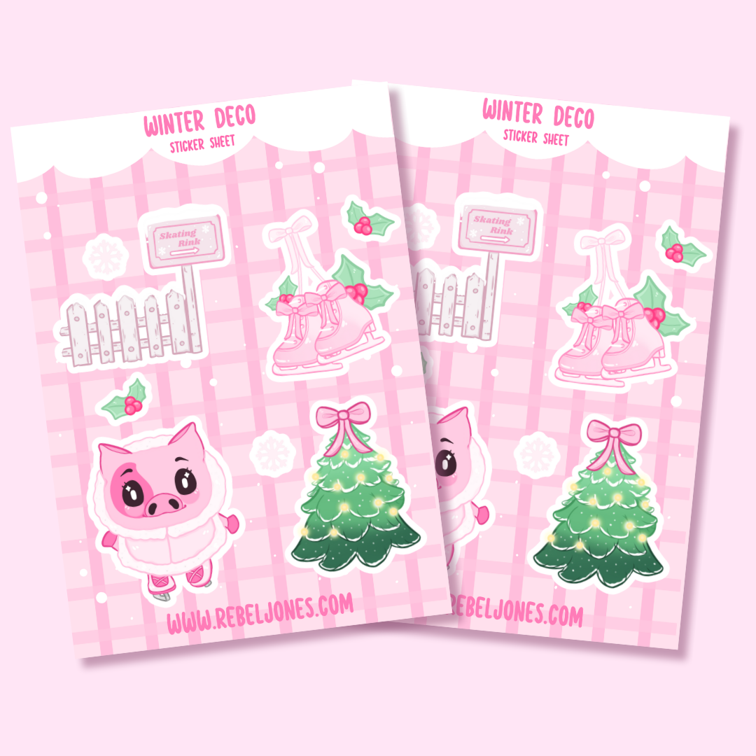 Winter Deco Sticker Sheet