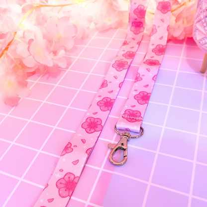 Sakura Cherry Blossom Lanyard