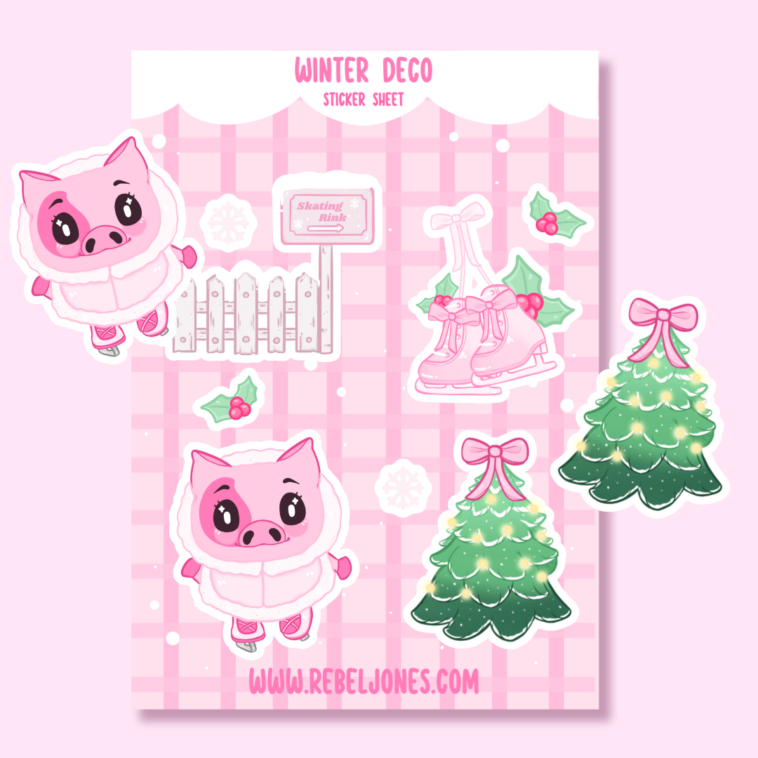 Winter Deco Sticker Sheet