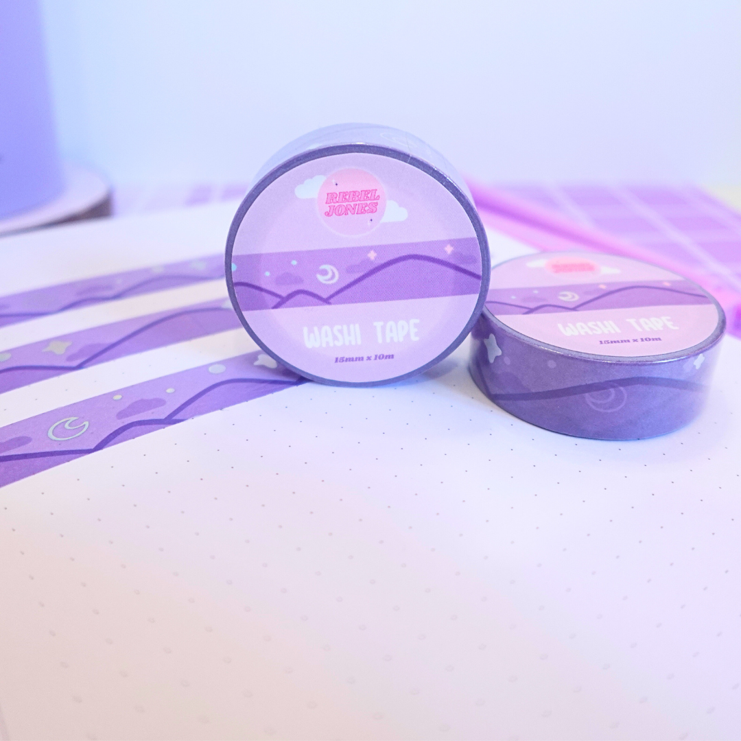 the journey starts now - holographic washi tape