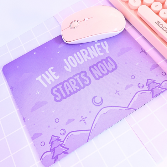 the journey starts now mouse mat