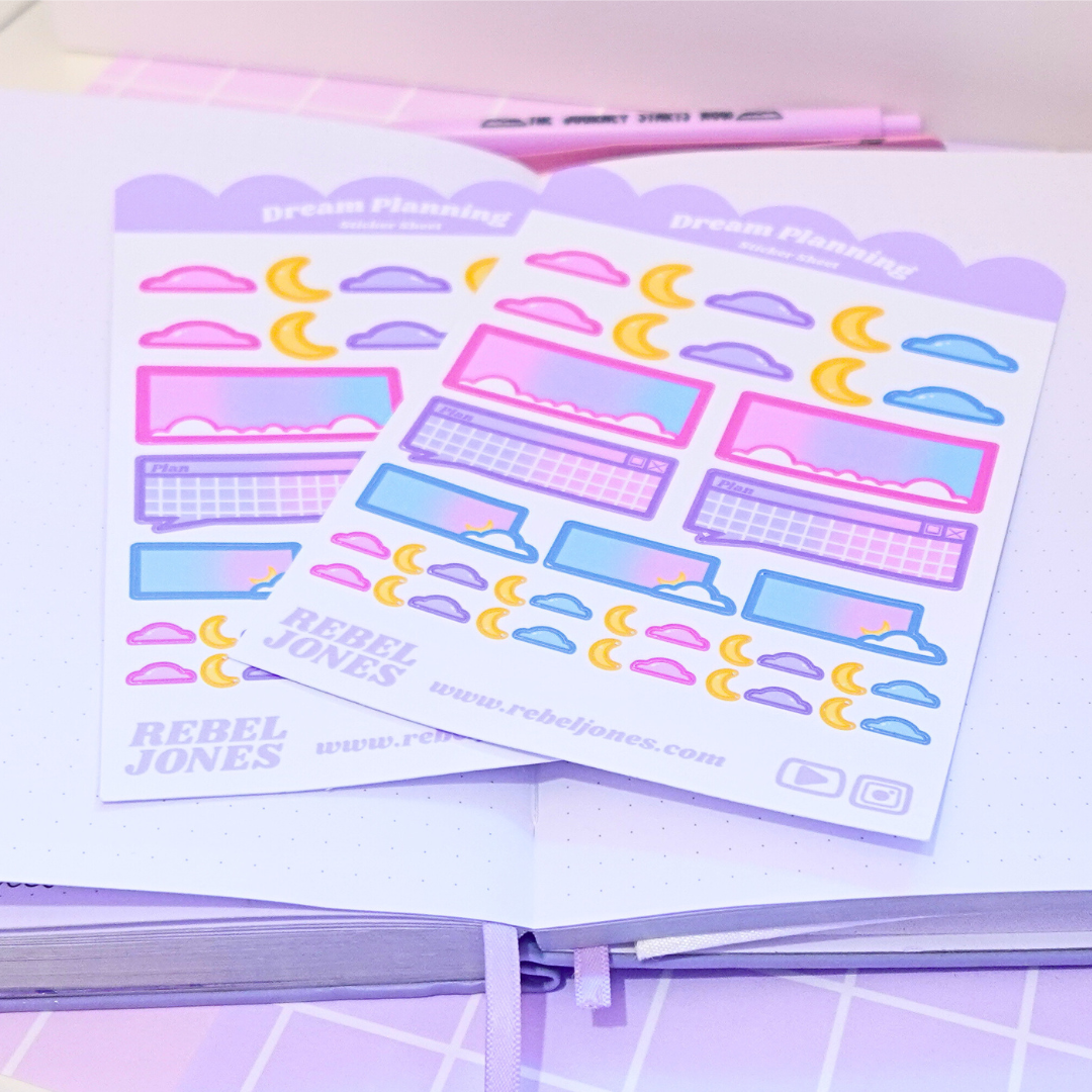 Dream Planning Sticker Sheet