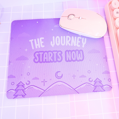 the journey starts now mouse mat