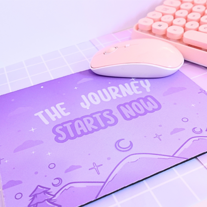 the journey starts now mouse mat