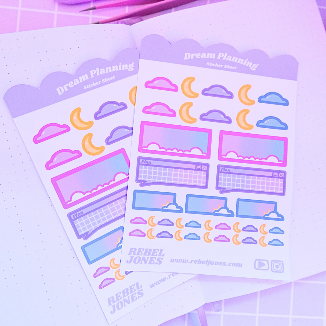 Dream Planning Sticker Sheet