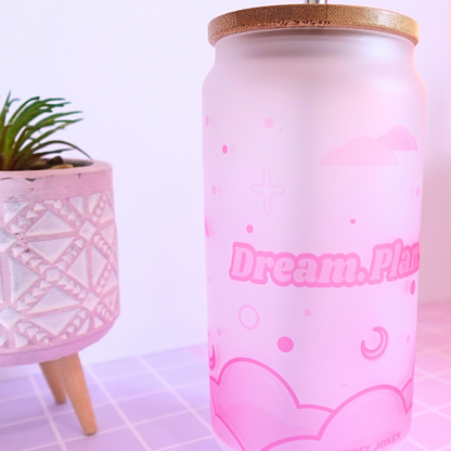 Dream.plan.do frosted tumbler