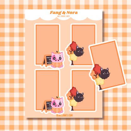 Fang & Nora Box Sticker Sheets