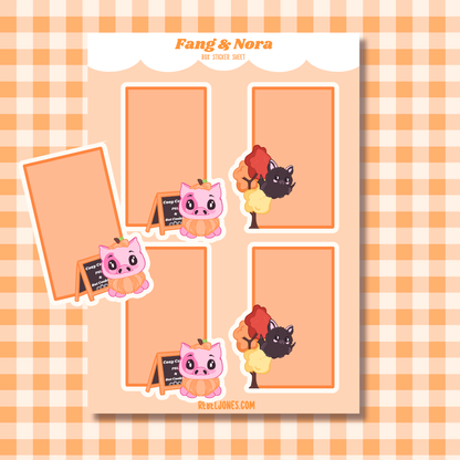 Fang & Nora Box Sticker Sheets