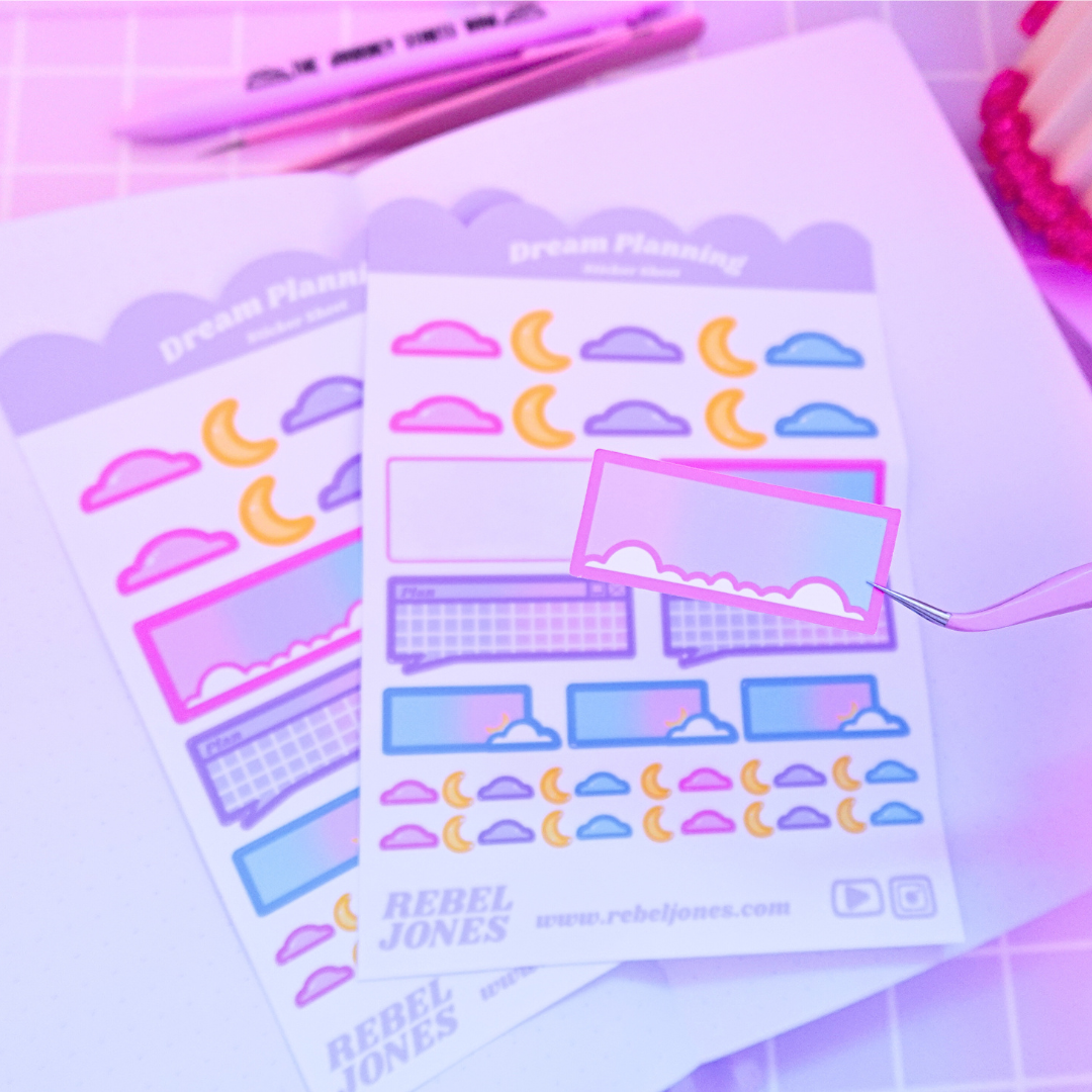 Dream Planning Sticker Sheet