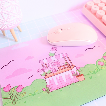 dango ice cream cart mouse mat