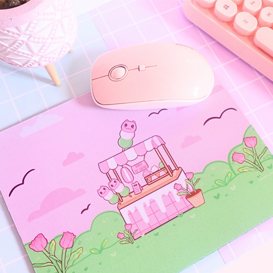 dango ice cream cart mouse mat