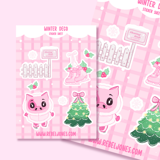 Winter Deco Sticker Sheet