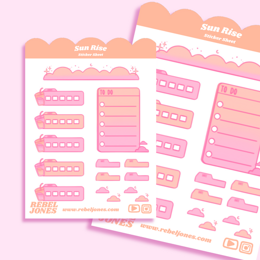 Sunrise Sticker Sheet