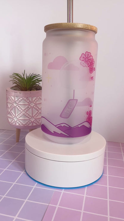 Sakura Cherry Blossom, frosted tumbler