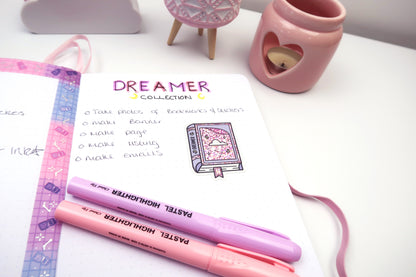 Dreamer Book Glitter Sticker - COMING BACK SOON!